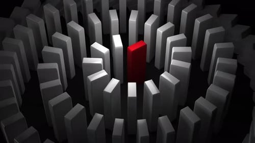 The Dominoes In The Domino Circle Are Falling Domino Effect