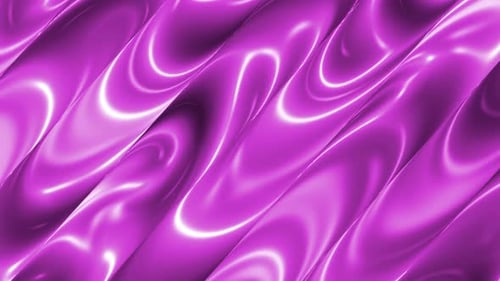 Tecido rosa brilhante com linhas curvas suaves e destaques