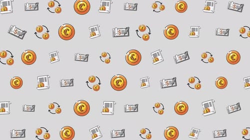 Financial Money Currency Exchange Pattern Background