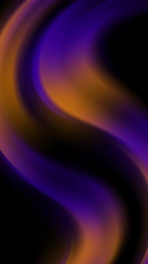 Vertical Flowing Abstract Purple Orange Gradient Waves
