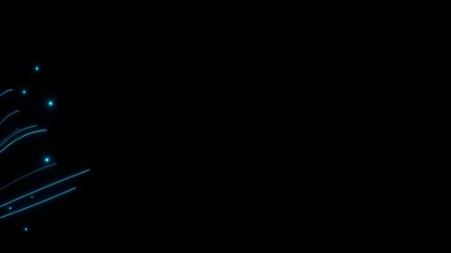 Abstract glowing particles trail, magic glow energy motion particles, 3d rendering.