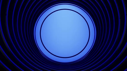 Sauberer Glashintergrund, schwarze Linien mit blauem Licht, abstrakter Vorhang