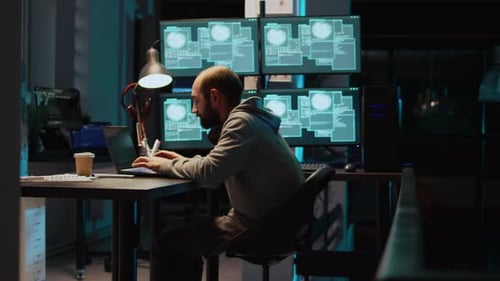 Codificador perigoso se sente feliz por hackear o sistema de segurança