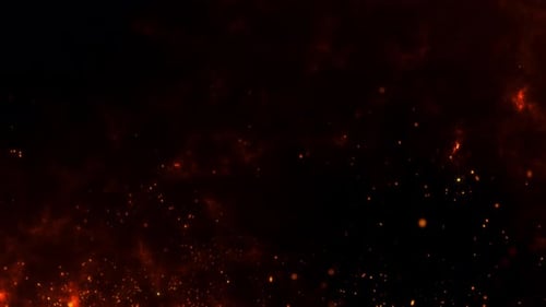 Fire Particles Background