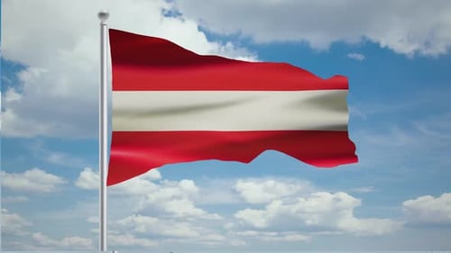 Realistic Waving Flag Animation for National Identity