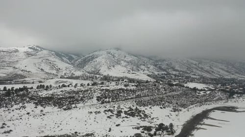 Golden Colorado after a spring snow.