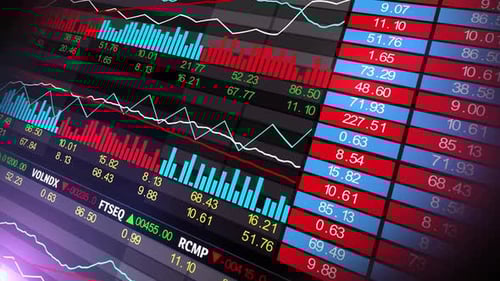 Stock Market And Stock Chart Background