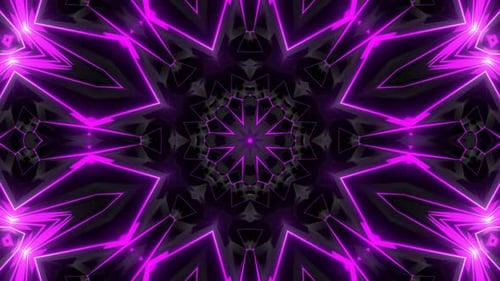 Colorful Glowing Loop Background