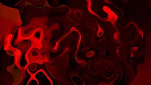 Dynamic Abstract Red Liquid Background Animation