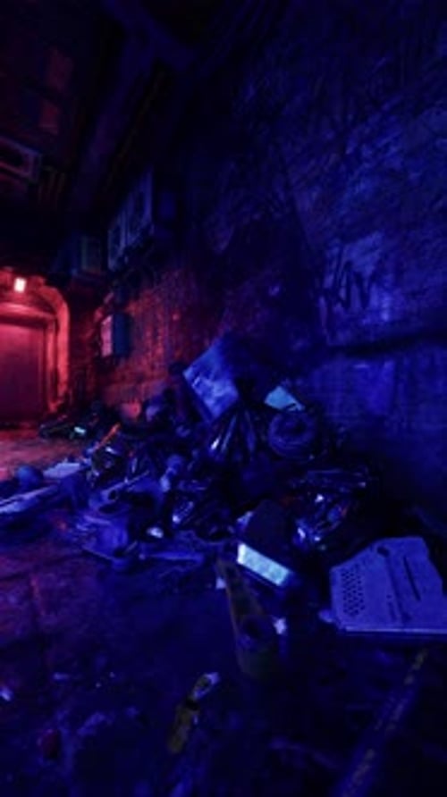 Room Filled With Trash