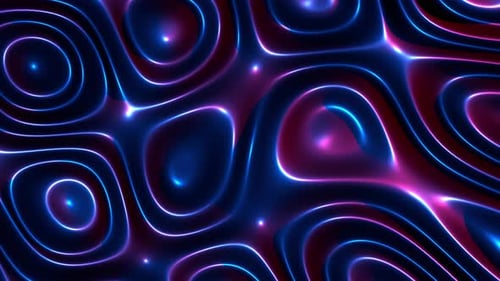 Bubble Liquid Background Vj Loop Animation Blue And Red
