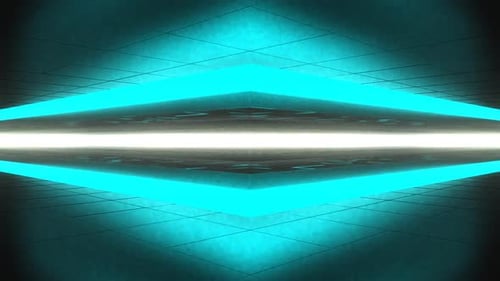 Pink And Cyan Neon Light Space Dimension Background Vj Loop In HD