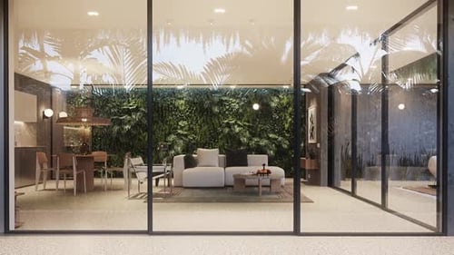 Modern Home Interior with Open Plan Design