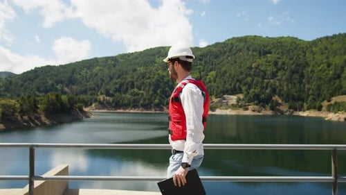 Inspect Natural Spaces for Architectural Artificial Dam in the Mountains