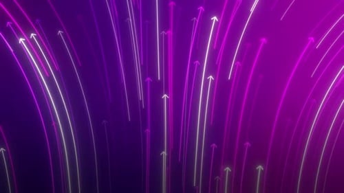 Purple White Arrows Animated Background