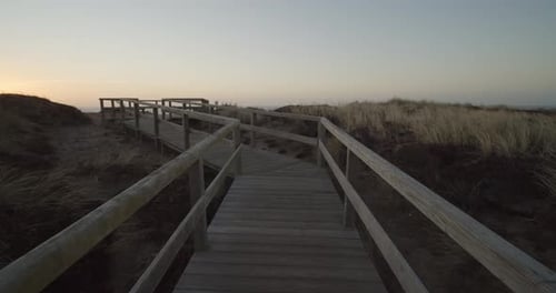 Pathway to Beach at Sunrise