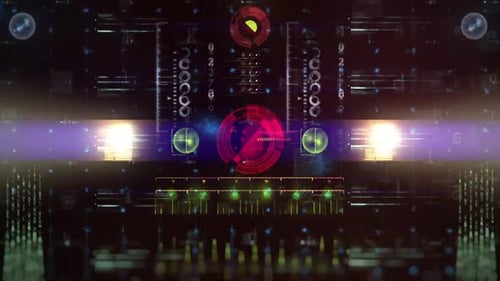 Bunter leuchtender Gaming-Hintergrund