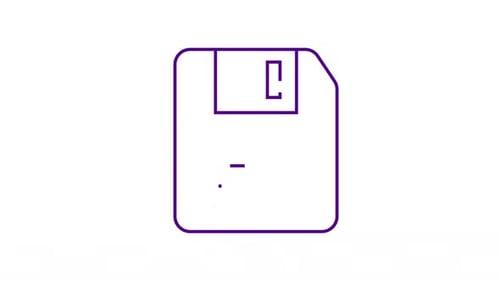 Animiertes Speicherkartensymbol