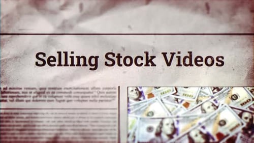 Text Reveal on Grunge Newspaper with Money Background