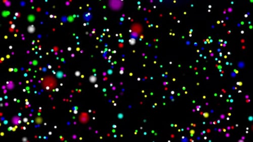 Colorful Particles Background Loop V5