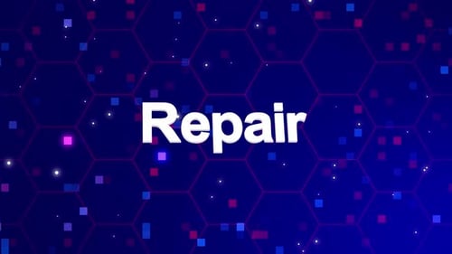 Futuristic Digital Grid Background with Animated Particles