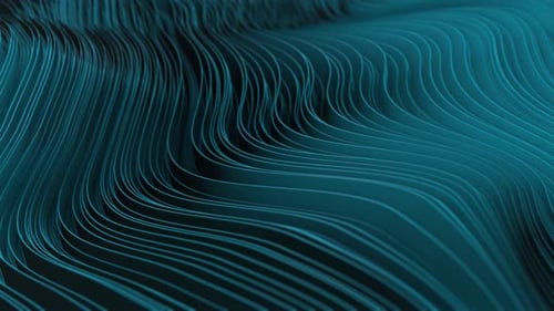 Abstract Wavy Lines Background Animation