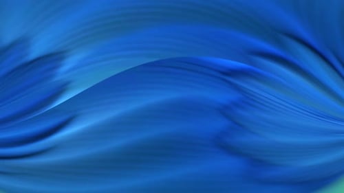 Fluid Blue Green Abstract Waves Looping Background