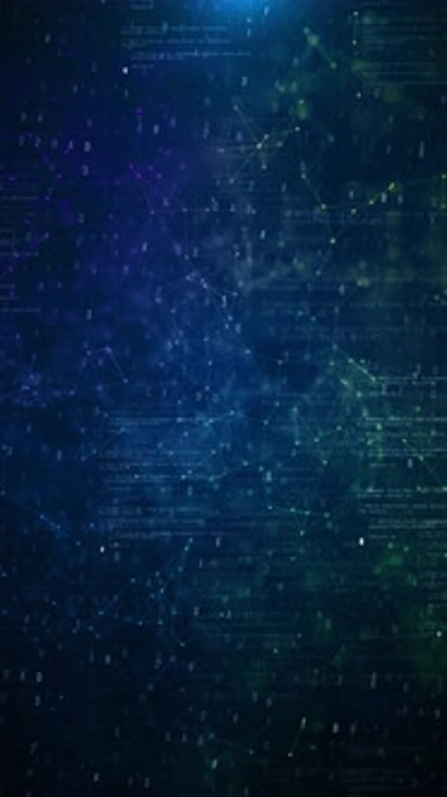 Abstract network technology background connected dots and lines. structure. plexus lines triangular