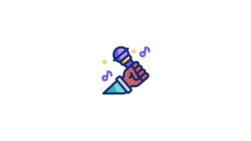 Karaoke Animated Icon