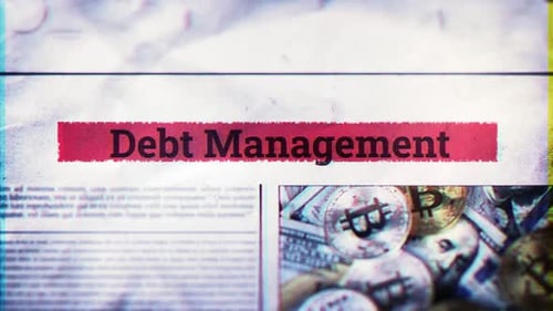 Título sobre gestión de deudas en un periódico digital