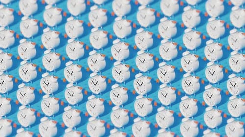 Wecker Seamless Pattern 01 HD