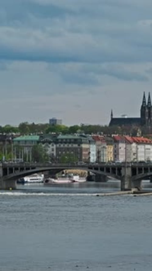 Old town of Prague and Charles bridge