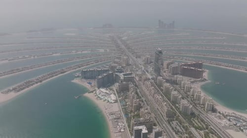 The Palm island in Dubai United Arab Emirates