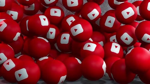 Round Animated Youtube Logos