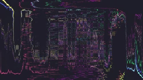 Arrière-plan abstrait Glitch Datamoshing