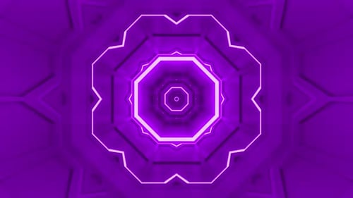 Túnel digital morado