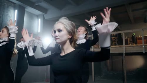 Theater Performers Expressive Dance