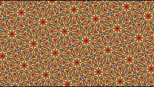 Seamless Looping Mandala Inspired Decorative Pattern Animation