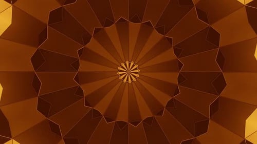 Dynamic geometric pattern with warm golden and brown tones