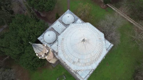 Aerial Historical Mosque