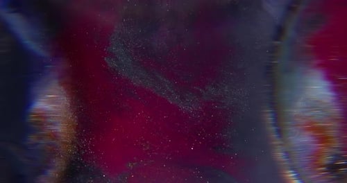 Abstract Black and Red Liquid Swirls