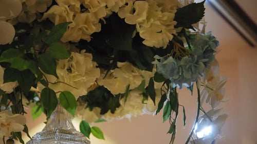 A Hall for Celebrations Interior of a Wedding Hall Wedding Decoration