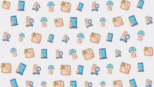 Logistique de livraison, expédition, colis, commerce, chaîne d'approvisionnement