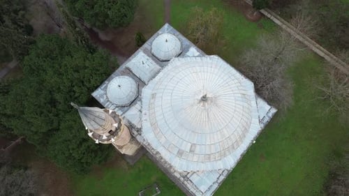 Aerial Historical Mosque