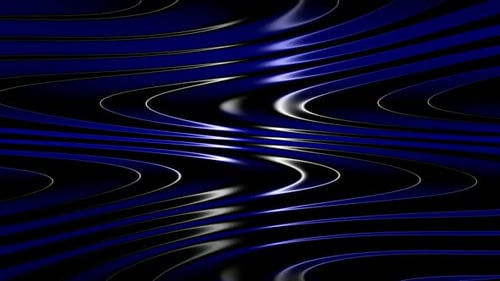 Abstract Fluid Blue Waves Looping Background Animation