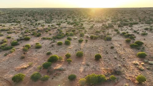 Stunning Simpson Desert Sunset in Central Australia