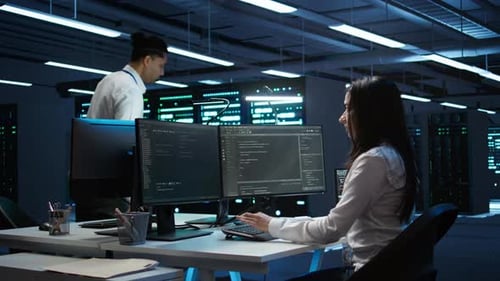 Computer Scientists in Data Center Managing and Maintaining Databases