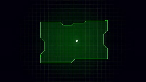 Futuristic Hacking Interface with Cracking Code