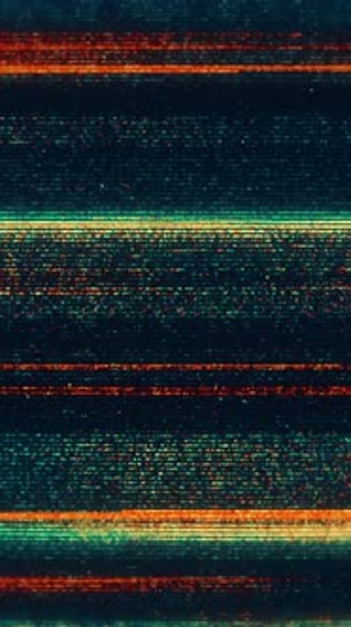 Digital Glitch Overlay Effect for Vertical Videos
