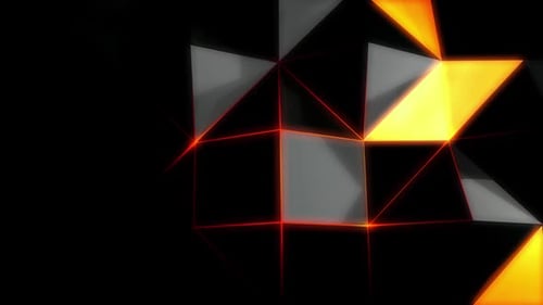 Abstract Geometric Background with Triangles
